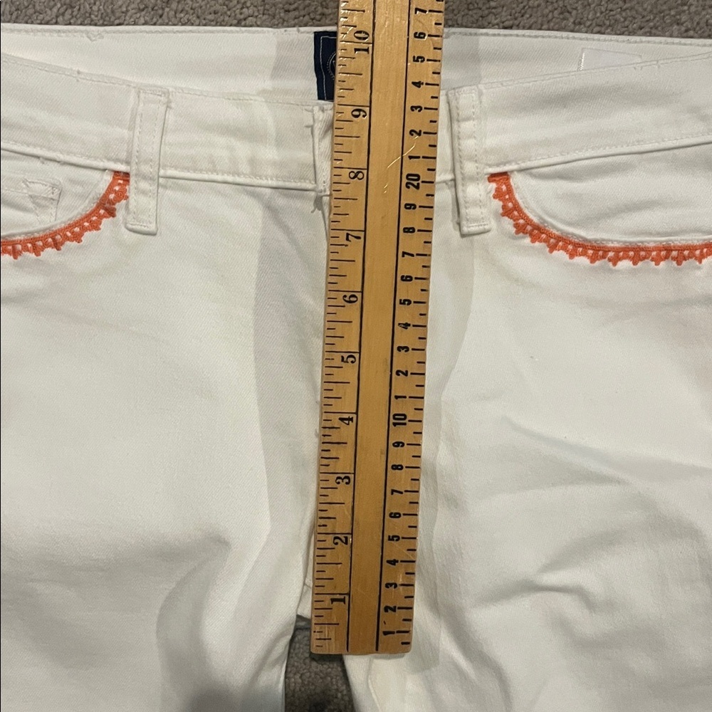 Lucky Brand Charlie Capri Embroidered Jeans size 6/28 - Picture 11 of 12